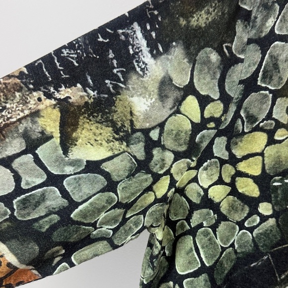 Simply Arts by Dolcezza Graphic Artistic Long Sleeve Tunic Blouse Size XXL - Picture 4 of 14